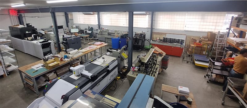 DPMS equipment and finishing area